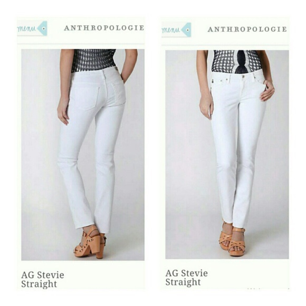 AG white cut off jeans
